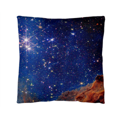 Galaxy Throw Pillow – Double-sided Space Design for Cosmic Decor