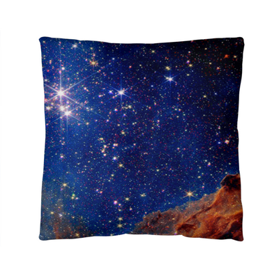 Galaxy Throw Pillow – Double-sided Space Design for Cosmic Decor