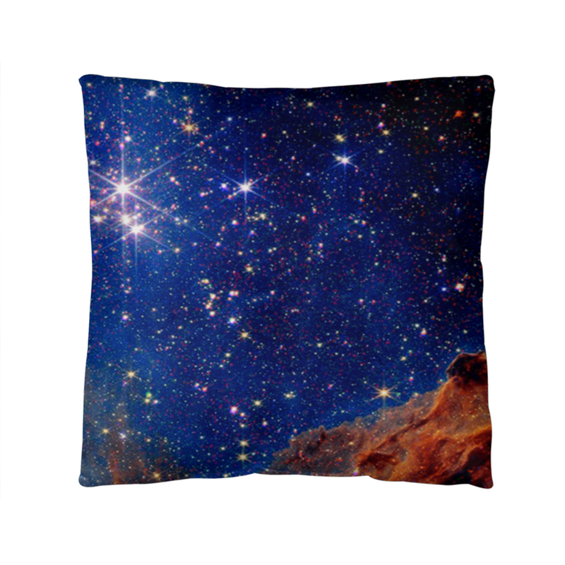 Galaxy Throw Pillow – Double-sided Space Design for Cosmic Decor