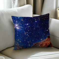 Galaxy Throw Pillow – Double-sided Space Design for Cosmic Decor