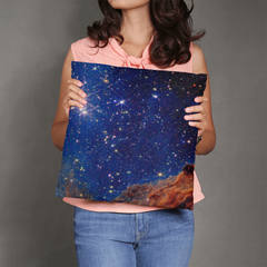 Galaxy Throw Pillow – Double-sided Space Design for Cosmic Decor