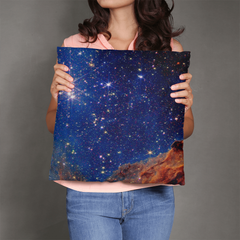 Galaxy Throw Pillow – Double-sided Space Design for Cosmic Decor