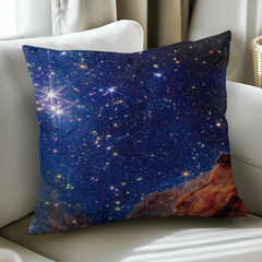 Galaxy Throw Pillow – Double-sided Space Design for Cosmic Decor
