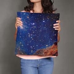 Galaxy Throw Pillow – Double-sided Space Design for Cosmic Decor