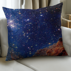 Galaxy Throw Pillow – Double-sided Space Design for Cosmic Decor