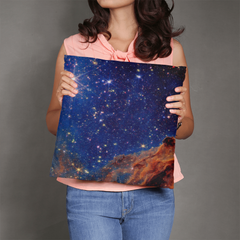 Cosmic Star Nebula Pillow Cover