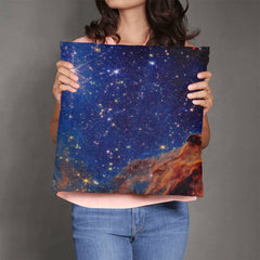 Cosmic Star Nebula Pillow Cover