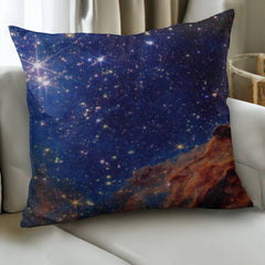 Cosmic Star Nebula Pillow Cover