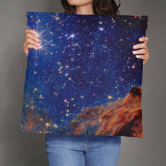 Cosmic Star Nebula Pillow Cover