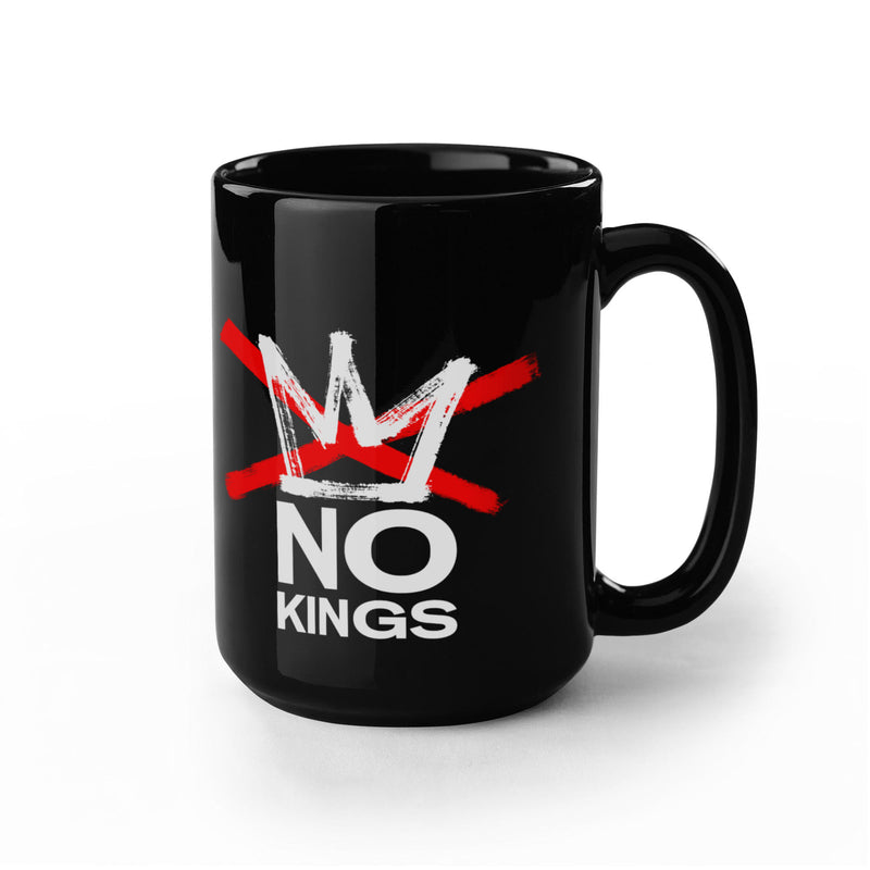 15 oz Oligarchy Review Mug | “No Stars, Would Not Recommend” + No Kings Logo