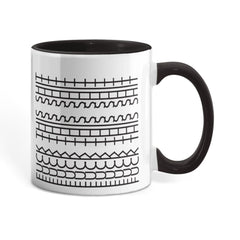 Good Vibes Only Mug (11oz/15oz) with Sneaky Fck This Sht coded pattern