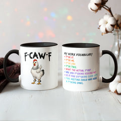 F-CAW-F Color Pop Mug (15 oz, 11 oz, various colors)