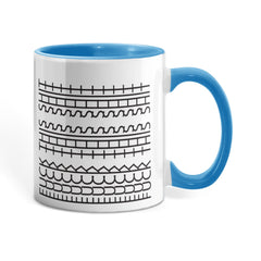 Good Vibes Only Mug (11oz/15oz) with Sneaky Fck This Sht coded pattern