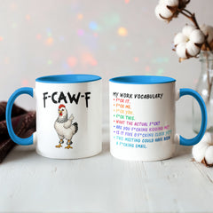 F-CAW-F Color Pop Mug (15 oz, 11 oz, various colors)
