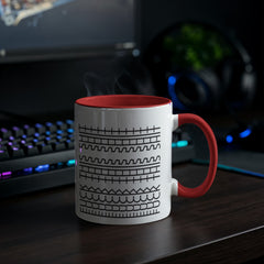 Good Vibes Only Mug (11oz/15oz) with Sneaky Fck This Sht coded pattern