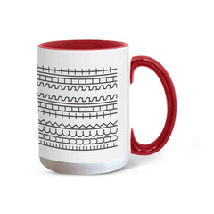 Good Vibes Only Mug (11oz/15oz) with Sneaky Fck This Sht coded pattern
