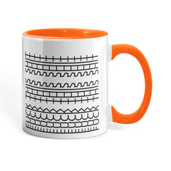 Good Vibes Only Mug (11oz/15oz) with Sneaky Fck This Sht coded pattern