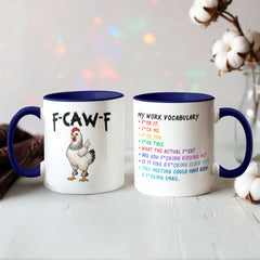 F-CAW-F Color Pop Mug (15 oz, 11 oz, various colors)
