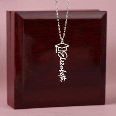 Graduation 2026 Personalized Name Necklace from Mom