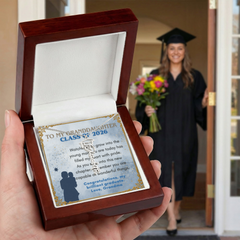2026 Graduation Personalized Name Necklace - Grandma to Granddaughter