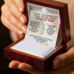Graduation 2026 Personalized Name Necklace from Mom